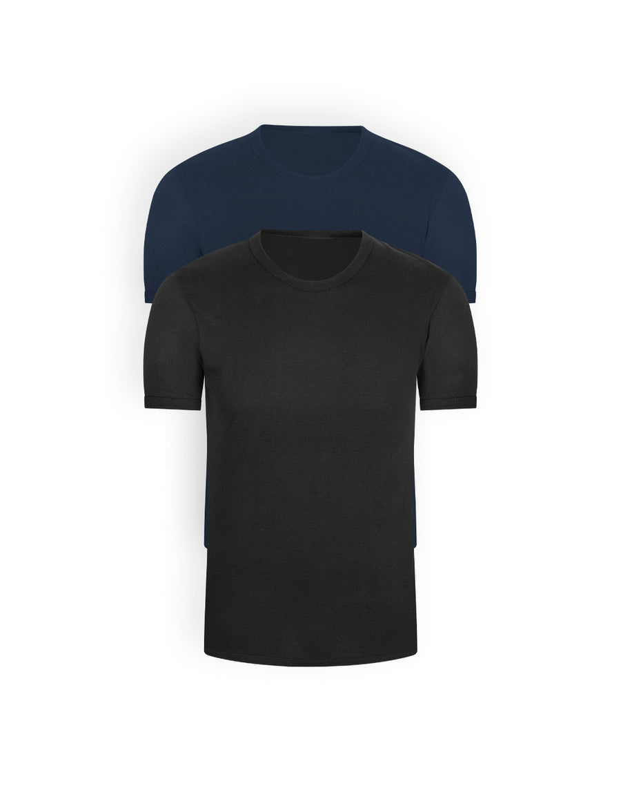 Camiseta cuello redondo (Pack X2)(2520)