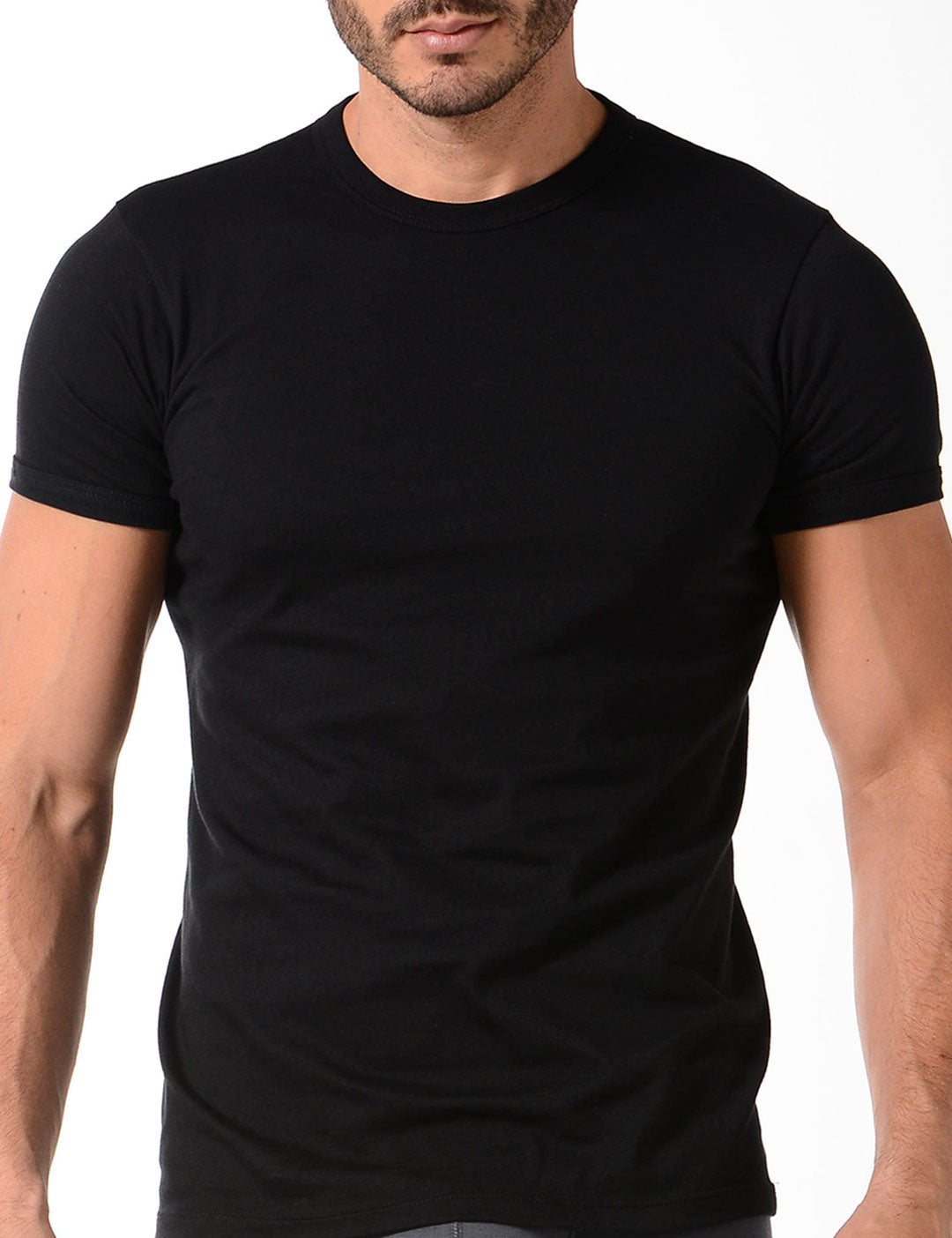 Camiseta algodón Negra
