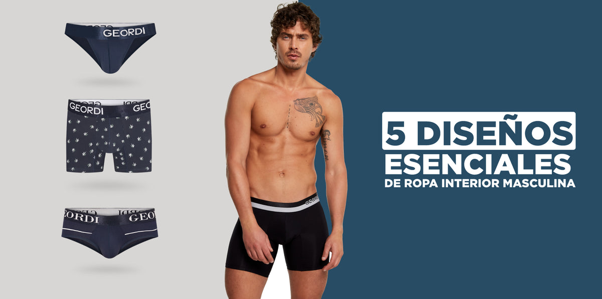 5 Diseños Esenciales de Ropa Interior Masculina – Diane & Geordi Colombia