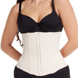 Cinturilla de alta compresión con látex efecto térmico, color piel