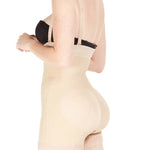 Faja moldeadora short strapless senos libres PowerControl, color piel de lado