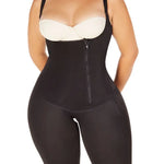 Faja moldeadora MicroLátex short largo senos libres Diane&Geordi, color negro 