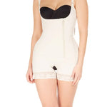 Faja moldeadora MicroLátex short corto senos libres Diane&Geordi, color nude