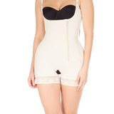 Faja moldeadora MicroLátex short corto senos libres Diane&Geordi, color nude