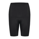 Panty bóxer tiro alto con control y piernas invisibles – Diane & Geordi, color negro fondo transparente 