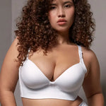 Brasier copa media en color nude con cargaderas anchas