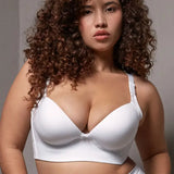 Brasier copa media en color nude con cargaderas anchas