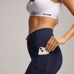 Leggins deportivo mujer con pretina alta y malla Diane & Geordi