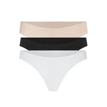 Panty brasilera Diane & Geordi en algodón, colores pasteles 