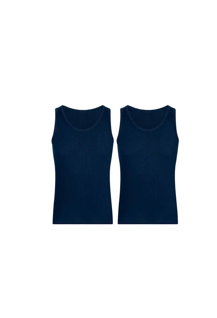 Camiseta cuello redondo acanalada (Pack X2)(2203) Diane & Geordi Colombia