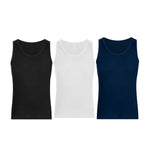 Pack de camisetas sin mangas para hombre en algodón – Diane & Geordi, colores variados 