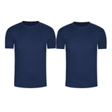 Camiseta cuello redondo acanalada (Pack X2)(2256) Diane & Geordi Colombia