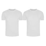 Camiseta cuello redondo acanalada (Pack X2)(2256) Diane & Geordi Colombia