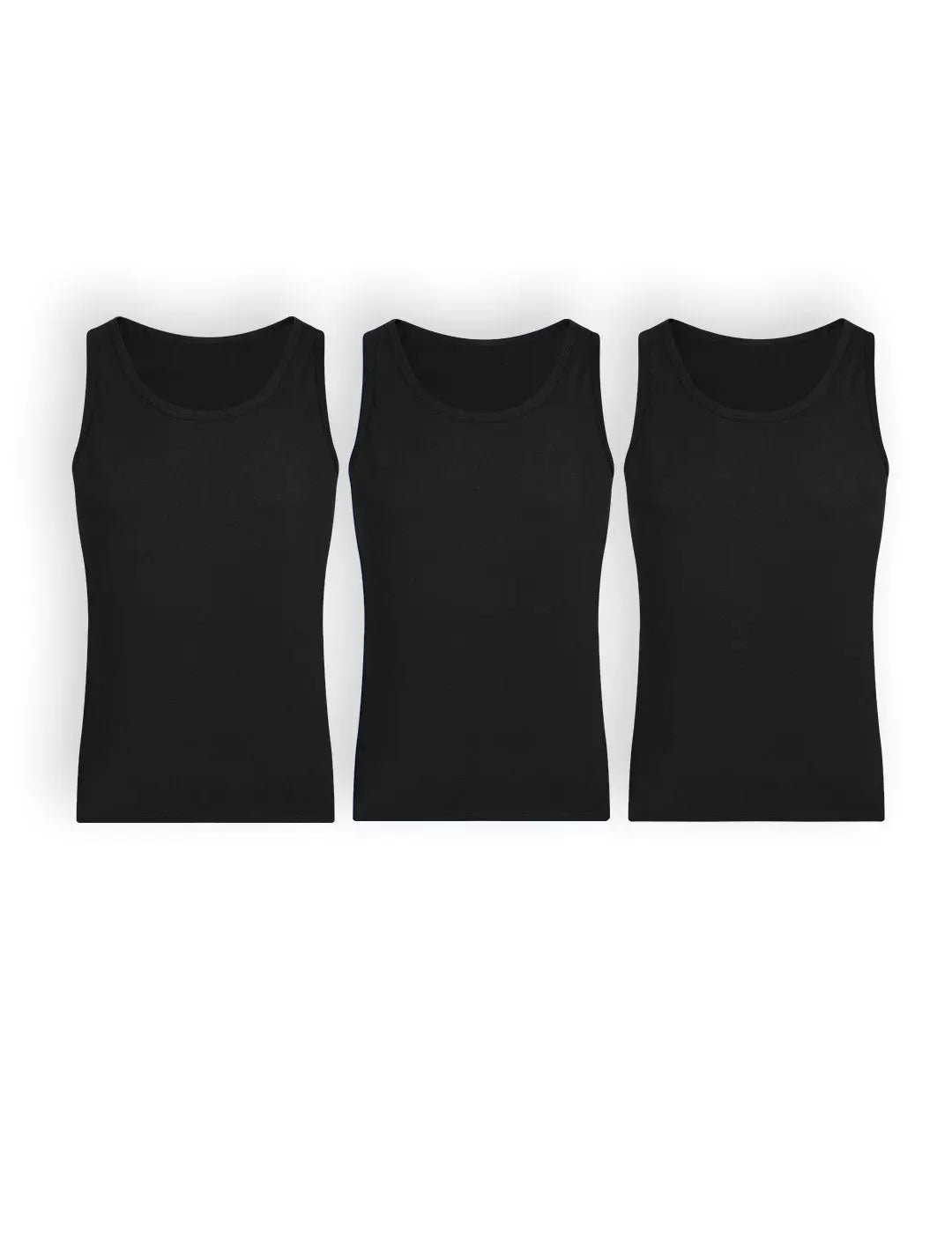 Pack de camisetas sin mangas en algodón para hombre – Diane & Geordi, color negro