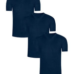 Camiseta cuello V acanalada (Pack X3)(2682) Diane & Geordi Colombia