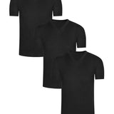 Camiseta cuello V acanalada (Pack X3)(2682) Diane & Geordi Colombia