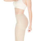 Capri Diane con control de abdomen y costuras invisibles – vista posterior - delado