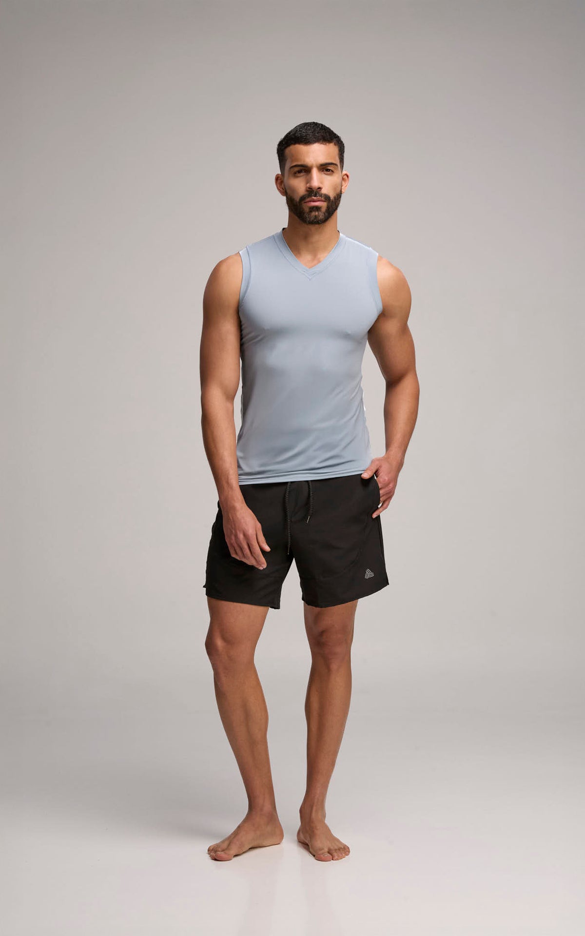 Camiseta cuello V (3995)