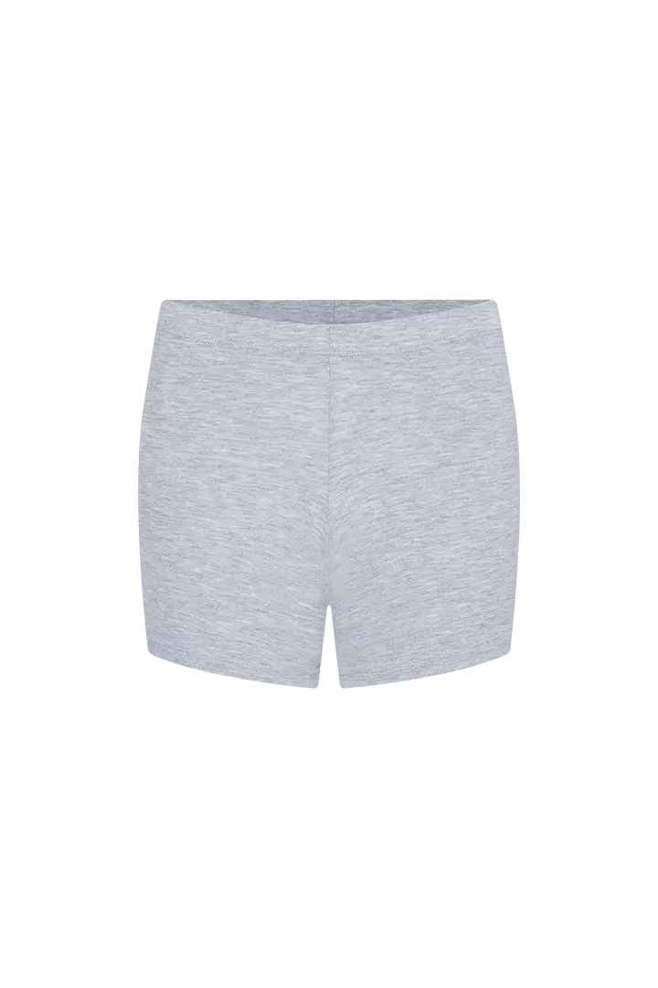 Biker unicolor Diane & Geordi en algodón melange – colro gris jaspe fondo transparente