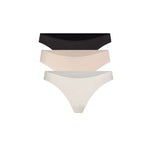 Panty brasilera Diane & Geordi en algodón, colores pasteles 