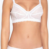 Vista posterior del brasier con alto cubrimiento y soporte, color negro