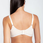 Brasier materno prehormado Diane & Geordi - algodón peinado y broche ajustable, color piel