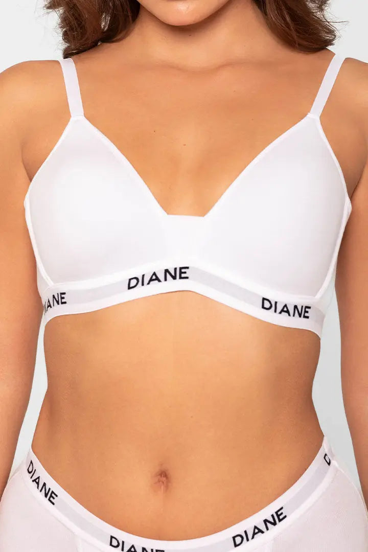 Brasier deportivo copa triangular sin varillas Diane & Geordi - color negro