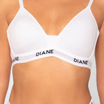 Brasier deportivo copa triangular sin varillas Diane & Geordi - color negro