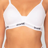 Brasier deportivo copa triangular sin varillas Diane & Geordi - color negro