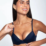 Brasier media copa Diane con cargaderas removibles en microfibra premium, referencia 021252