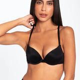 Brasier push-up en microfibra premium con espalda angosta