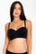 Brasier strapless unicolor sin realce – vista frontal, color negro