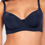 Brasier copa completa Diane & Geordi con base ancha y varillas laterales. Color azul oscuro 