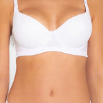 Brasier copa completa Diane & Geordi con base ancha y varillas laterales. Color blanco