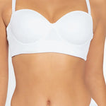 Brasier strapless Diane en microfibra con Powernet y elásticos antideslizantes, referencia 021899, color negro