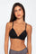 Brasier copa triangular Diane Chic con copas lisas y cargaderas ajustables, referencia 091074, color negro