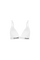 Brasier copa triangular Diane en microfibra y tull, vista frontal. Color blanco
