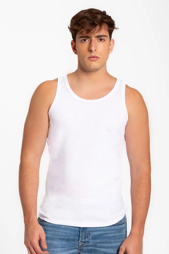 Camiseta cuello redondo acanalada (2203) Diane & Geordi Colombia
