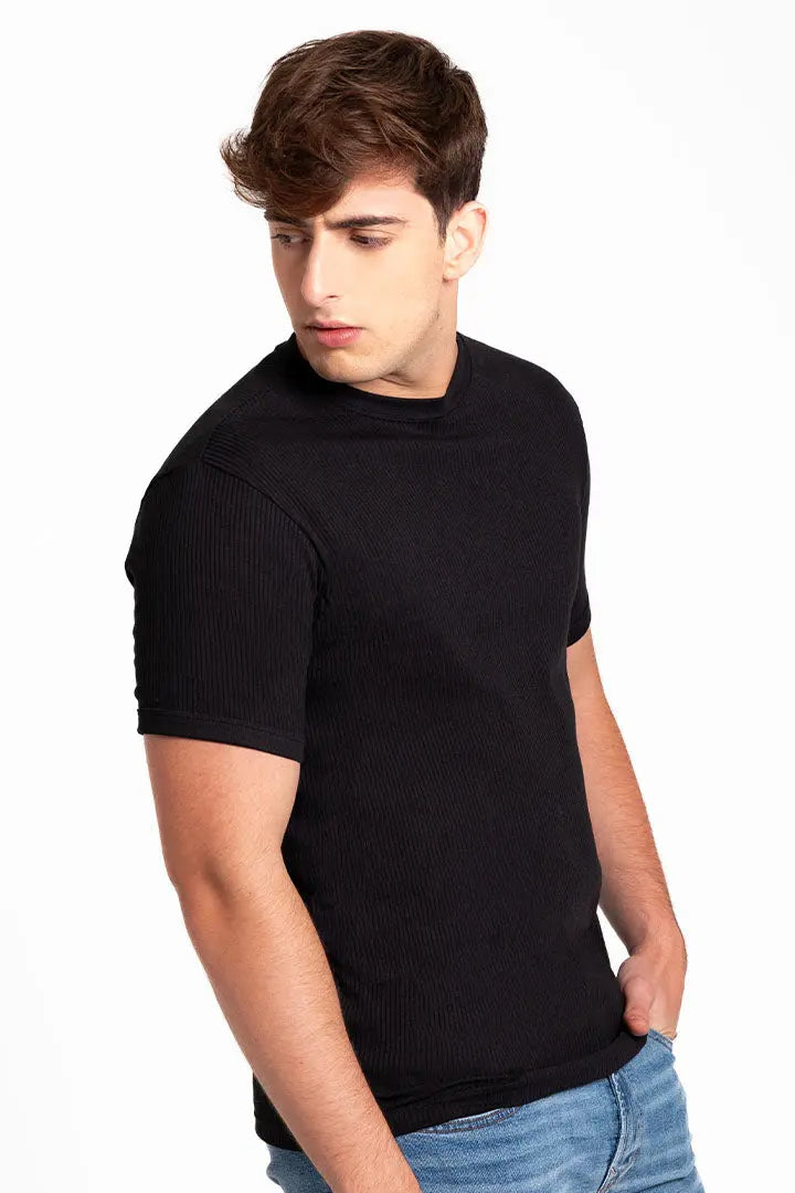 Camiseta cuello redondo acanalada (2256) Diane & Geordi Colombia