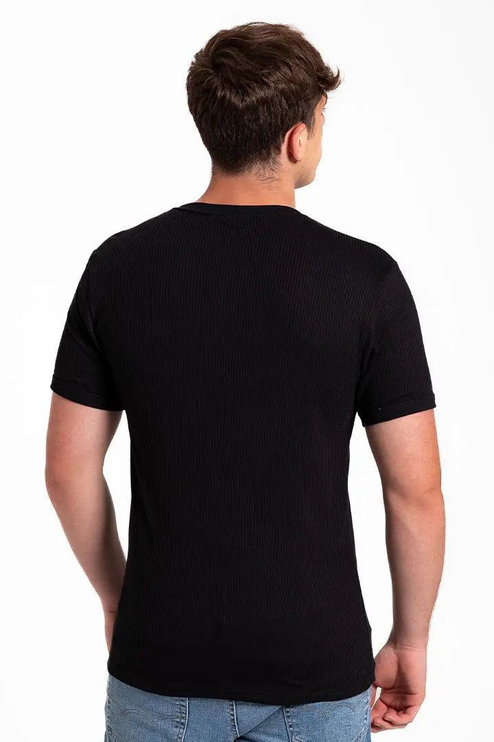 Camiseta cuello redondo acanalada (2256) Diane & Geordi Colombia
