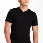 Camiseta cuello V acanalada (2682) Diane & Geordi Colombia