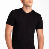 Camiseta cuello V acanalada (2682) Diane & Geordi Colombia