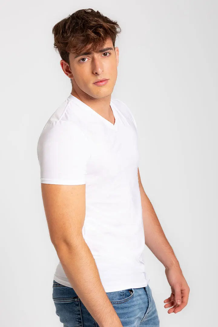 Camiseta cuello V (3987) Diane & Geordi Colombia