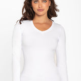 Camiseta cuello V (4306)