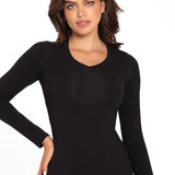 Camiseta cuello V (4306)