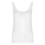 Camiseta básica manga sisa en microfibra para mujer Diane & Geordi color neutro