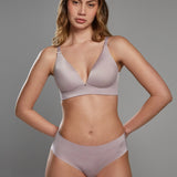 Brasier copa triangular sin varilla con base ancha – vista frontal