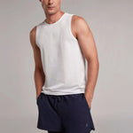 Camiseta deportiva cuello redondo para mujer en malla americano