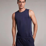 Camiseta deportiva cuello redondo para mujer en malla