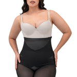 Faja colombiana short corto con efecto levanta glúteos medio y control de abdomen suave